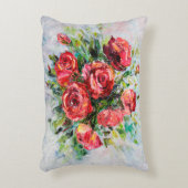  抽象芸術油絵  アクセントクッション (正面(垂直))