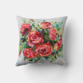  抽象芸術油絵  クッション (裏面)