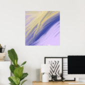 抽象芸術油絵 ポスター (ホームオフィス)