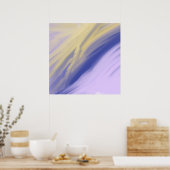 抽象芸術油絵 ポスター (キッチン)