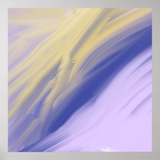 抽象芸術油絵 ポスター (正面)