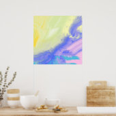 抽象芸術油絵 ポスター (キッチン)