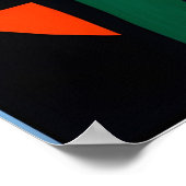 抽象芸術油絵 ポスター (角)