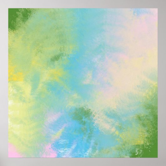 抽象芸術油絵 ポスター (正面)