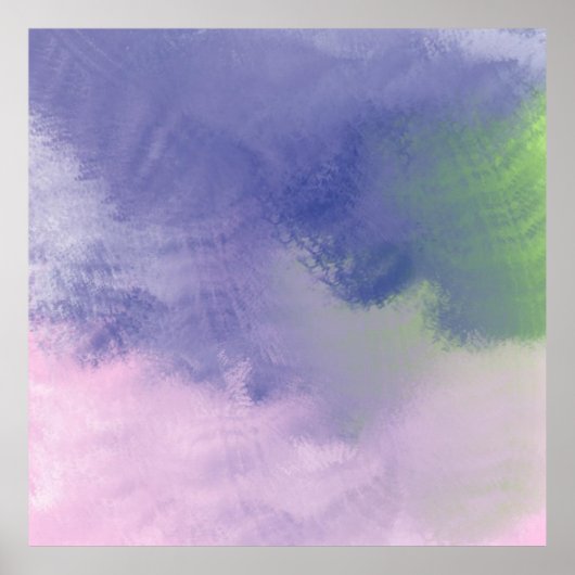 抽象芸術油絵 ポスター (正面)