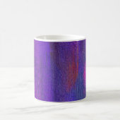 抽象芸術油: Canvas Texture Background コーヒーマグカップ (中央)