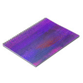 抽象芸術油: Canvas Texture Background ノートブック (左側)