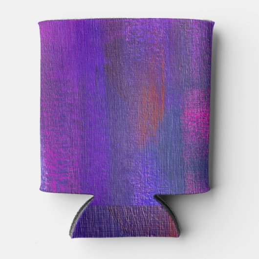 抽象芸術油: Canvas Texture Background 缶クーラー (正面)