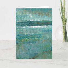 抽象芸術沿岸の山絵画連 シーズンカード