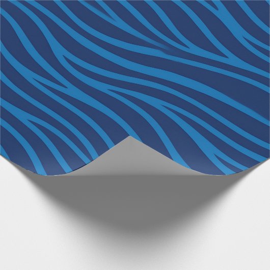 抽象芸術波と水流 ラッピングペーパー (角)