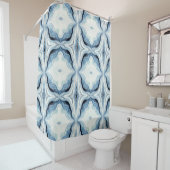 抽象芸術波の干渉パターン シャワーカーテン (インサイチュ)