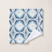 抽象芸術波の干渉パターン バスタオルセット (ウォッシュタオル)