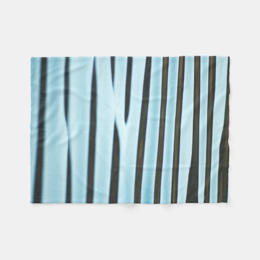 抽象芸術波の波紋の背景 フリースブランケット (正面(横))