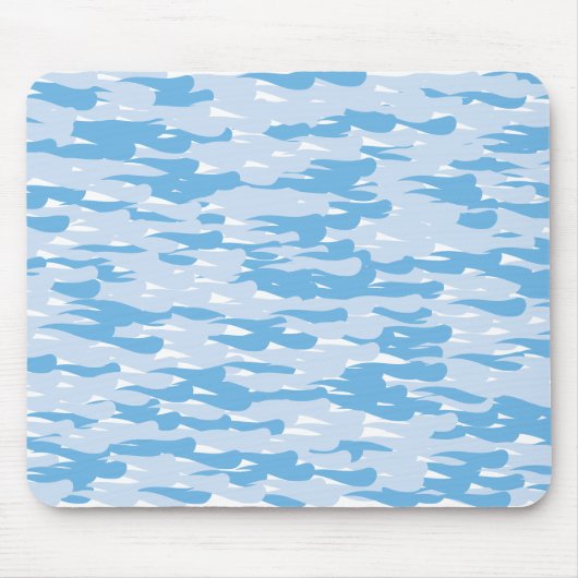 抽象芸術波の背景 マウスパッド (正面)