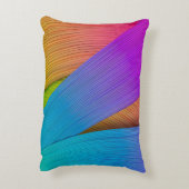 抽象芸術波の背景。3Dイラストレーション.3d、3d i アクセントクッション (裏面(縦))