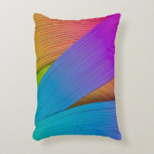 抽象芸術波の背景。3Dイラストレーション.3d、3d i アクセントクッション (正面(垂直))