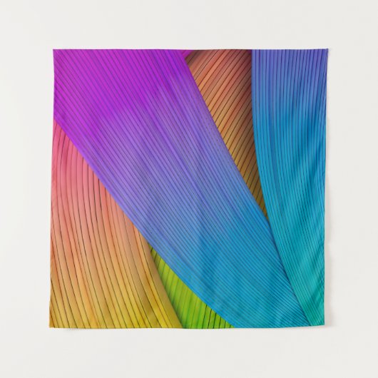 抽象芸術波の背景。3Dイラストレーション.3D、3D i タペストリー (正面)