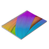 抽象芸術波の背景。3Dイラストレーション.3d、3d i ノートブック (左側)