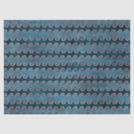 抽象芸術波オンブルーデコパージュ 薄葉紙