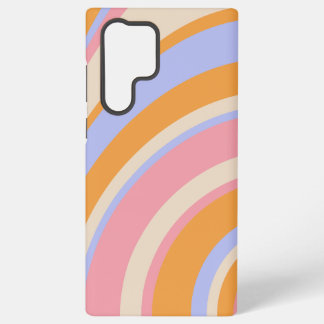 抽象芸術波カラフル旋回 SAMSUNG GALAXY S22 ULTRAケース