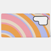 抽象芸術波カラフル旋回 SAMSUNG GALAXYケース (裏面横)