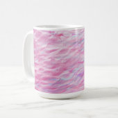 抽象芸術波形 コーヒーマグカップ (正面左)