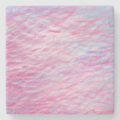 抽象芸術波形 ストーンコースター (正面)