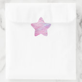 抽象芸術波形 星シール (バッグ)