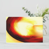 抽象芸術波招待状 招待状 (スタンド正面)