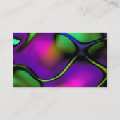 抽象芸術波明はっきりしたるいファンキークリエイティブおもしろい 名刺 (裏面)