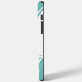 抽象芸術波状ブラウン/ブルー/タンiPhone / iPadケース Case-Mate iPhoneケース (裏面 / 左)