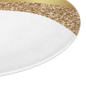 抽象芸術波白色金ゴールドトレイ切断板 カッティングボード (角)