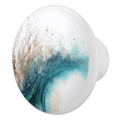 抽象芸術波絵画のセラミックノブ セラミックノブ (右)