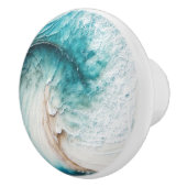 抽象芸術波絵画のセラミックノブ セラミックノブ (右)