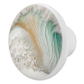 抽象芸術波絵画のセラミックノブ セラミックノブ (右)