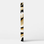 抽象芸術波線パターンの背景 Case-Mate iPhoneケース (裏面 / 右)