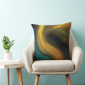 抽象芸術波装飾用クッション クッション (椅子)
