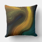 抽象芸術波装飾用クッション クッション (裏面)