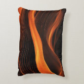 抽象芸術波 アクセントクッション (裏面(縦))