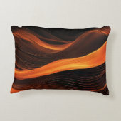 抽象芸術波 アクセントクッション (裏面)