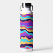 抽象芸術波 ウォーターボトル (正面)