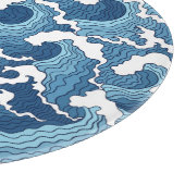 抽象芸術波 カッティングボード (角)