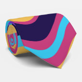 抽象芸術波 ネクタイ (ロール)