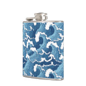 抽象芸術波 フラスク (左)