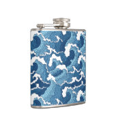 抽象芸術波 フラスク (右)