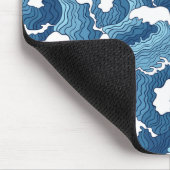 抽象芸術波 マウスパッド (コーナー)