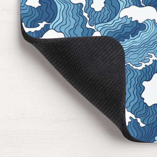 抽象芸術波 マウスパッド (コーナー)