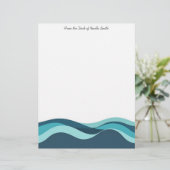 抽象芸術波 レターヘッド (スタンド正面)