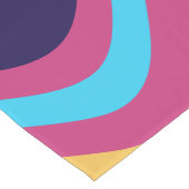 抽象芸術波 ロングテーブルランナー (コーナー)