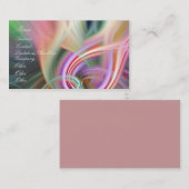 抽象芸術波 名刺 (正面/裏面)